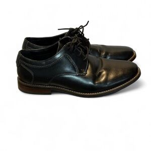 Nunn Bush Black Leather Lace Up Oxford Size 8.5M